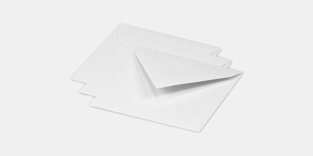 Enveloppe carrée Pollen de Clairefontaine - 120 g - format 165 x 165 mm -  blanc - paquet de 20 pas cher