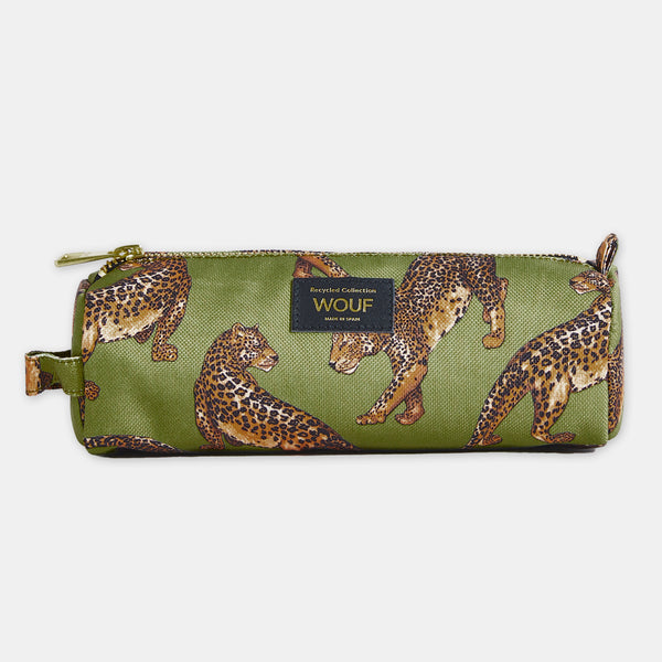 School pencil case - Leopard