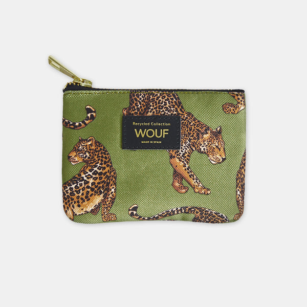 Mini-Clutch mit Leopardenmuster