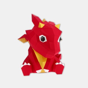 Little dragon paper trophy