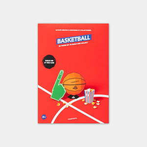 3D-Papiermodell - Basketball