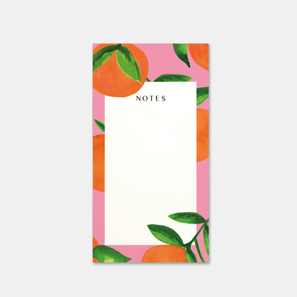 Orange notepad