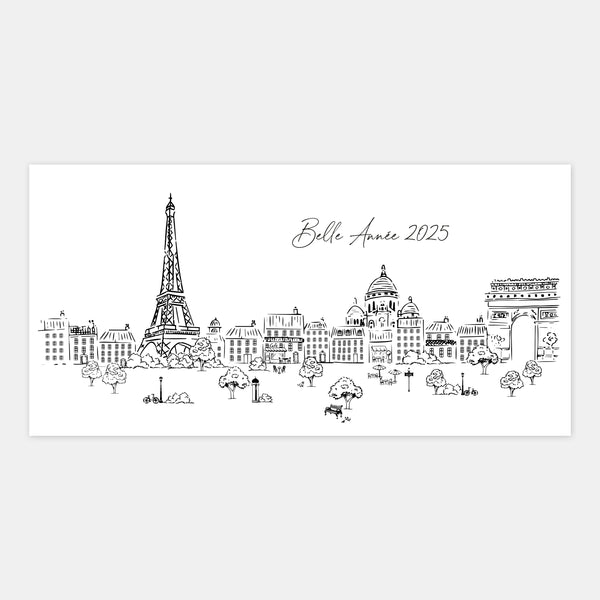 Personalized Paris greeting card