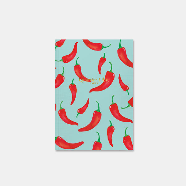 A6 Notebook Chillies