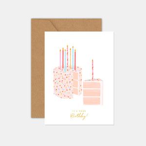 Birthday Card - Cake