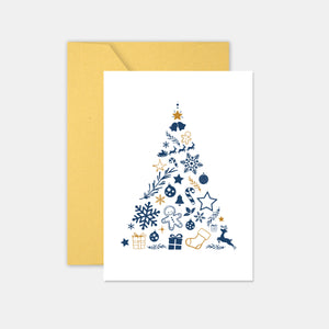 Toys tree personalized greeting card