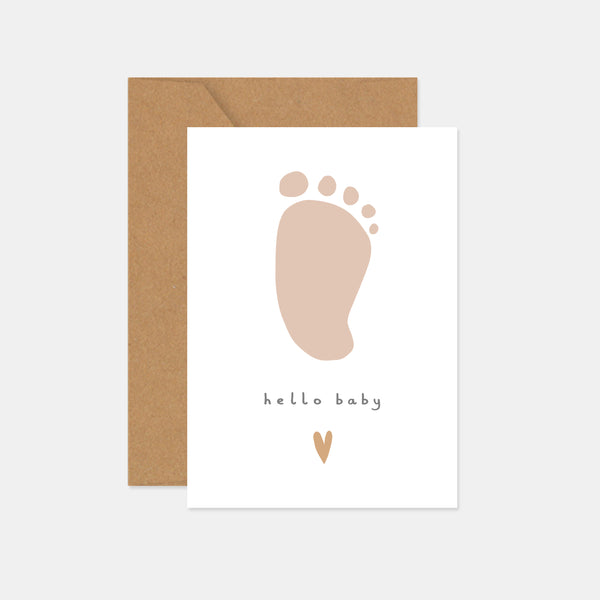 Birth card - Hello Baby