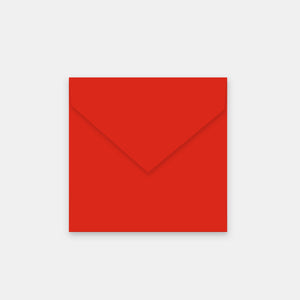 Envelope 140x140 mm red vellum