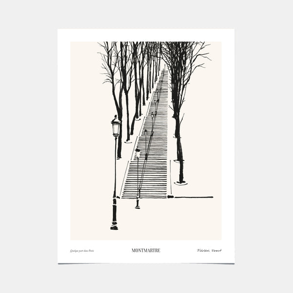 Montmartre Poster - Frederic Forest