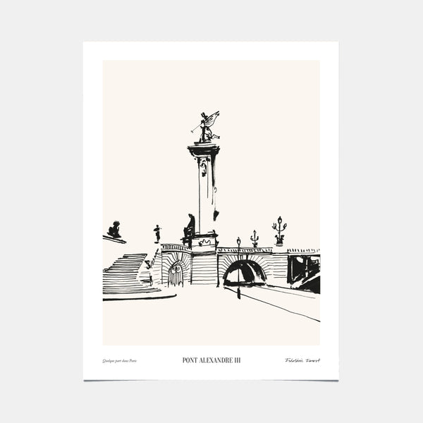 Poster Pont Alexandre III - Frederic Forest