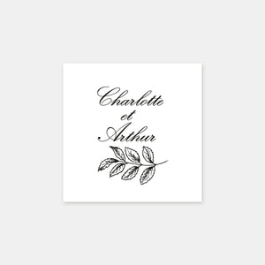 Personalized plant stamp