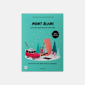 3D-Papiermodell - Mont Blanc