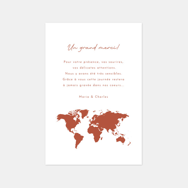 Olive branch wedding thank you card