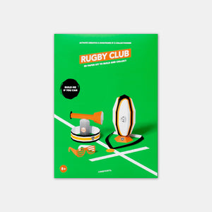 3D paper model - Rugby club