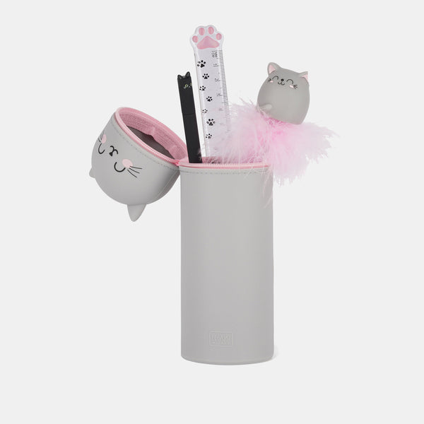 Trousse silicone - Chat