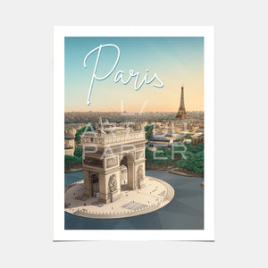 Affiche Paris - Arc de triomphe