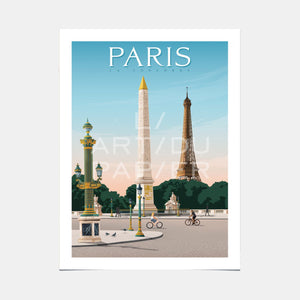 Affiche Paris - La concorde