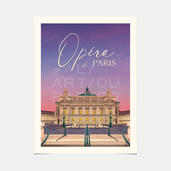 Affiche Paris - Opéra