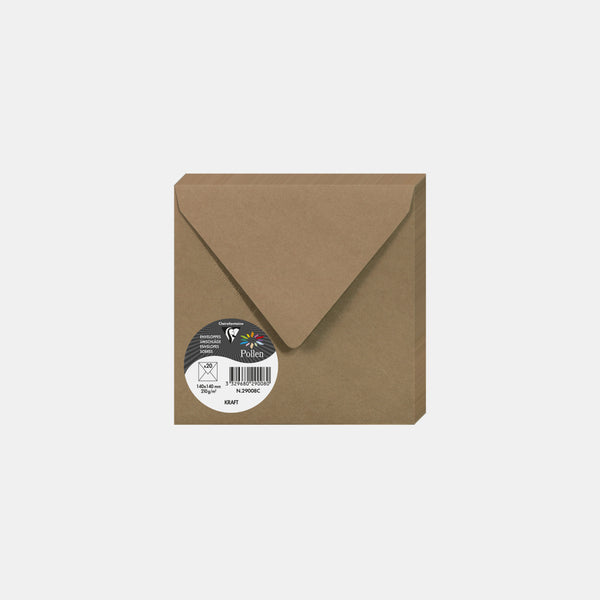 Pollen by Clairefontaine Enveloppe kraft, 140 x 140 mm, CHF 4.61