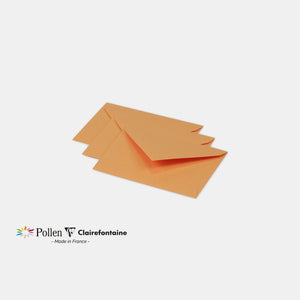 Enveloppes Clairefontaine Trophée orange vif 120g/m² 114 x 229 mm stripcol  mini