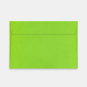 14x20 cm, Carton Luxe, Enveloppe Modèle Bouche Ouverte - Couleur verte